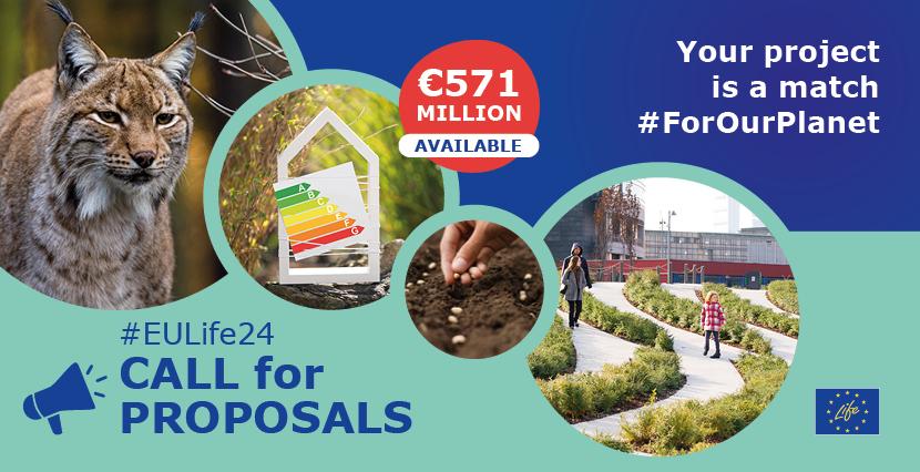 Inviti a presentare proposte LIFE per il 2024: 571 milioni disponibili per le idee verdi
