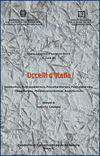Immagine-copertina della pubblicazione 'Quaderni di Conservazione della Natura n. 22 - Uccelli d'Italia (Gaviiformes, Podicipediformes, Procellariiformes, Pelecaniformes, Ciconiiformes, Phoenicopteriformes, Anseriformes)'