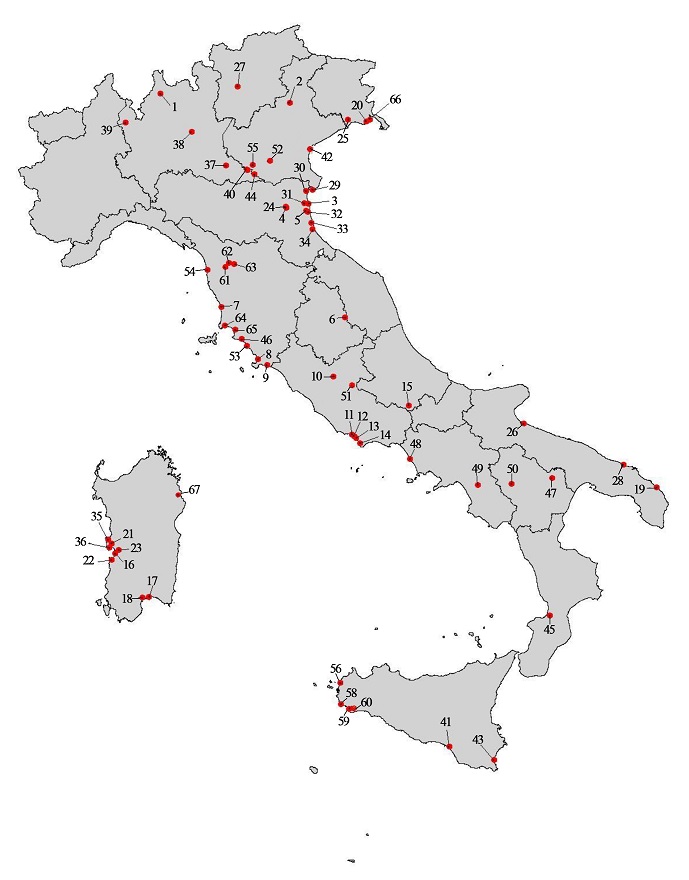 Cartografia italiana delle zone umide di importanza internazionale