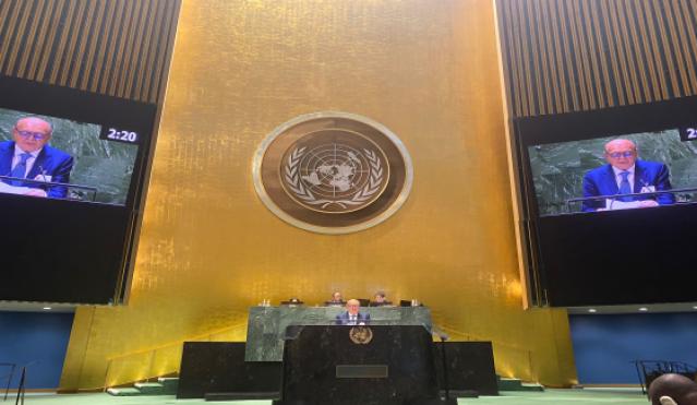 Gilberto Pichetto, alla Conferenza sull’Acqua delle Nazioni Unite  a New York